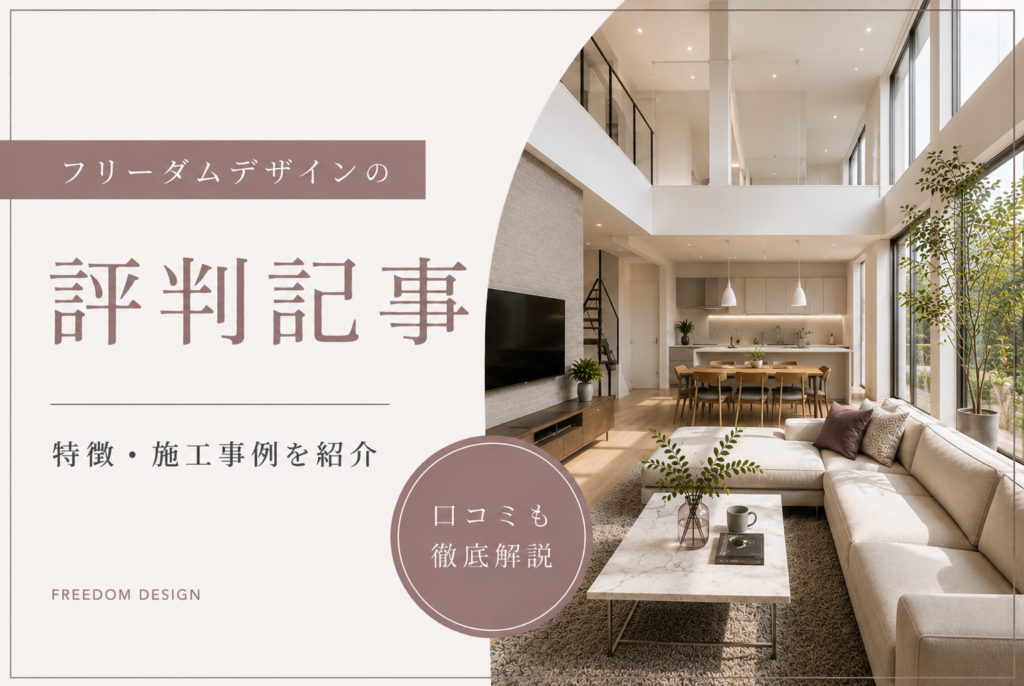 https://morioka-house-gide.com/company-column/フリーダムデザインの評判・口コミは？利用者の/